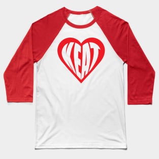 Heart by Elinor Keat Baseball T-Shirt